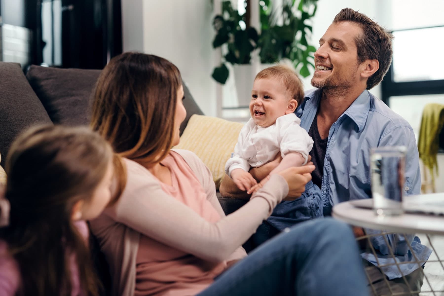 Sağlıklı ve mutlu bir aile
